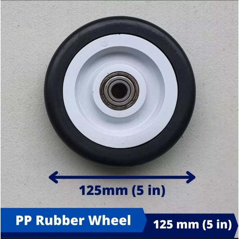 BLACK HORSE Rubber Wheel Gulong Pushcart Kartilya 8 inch (Price per