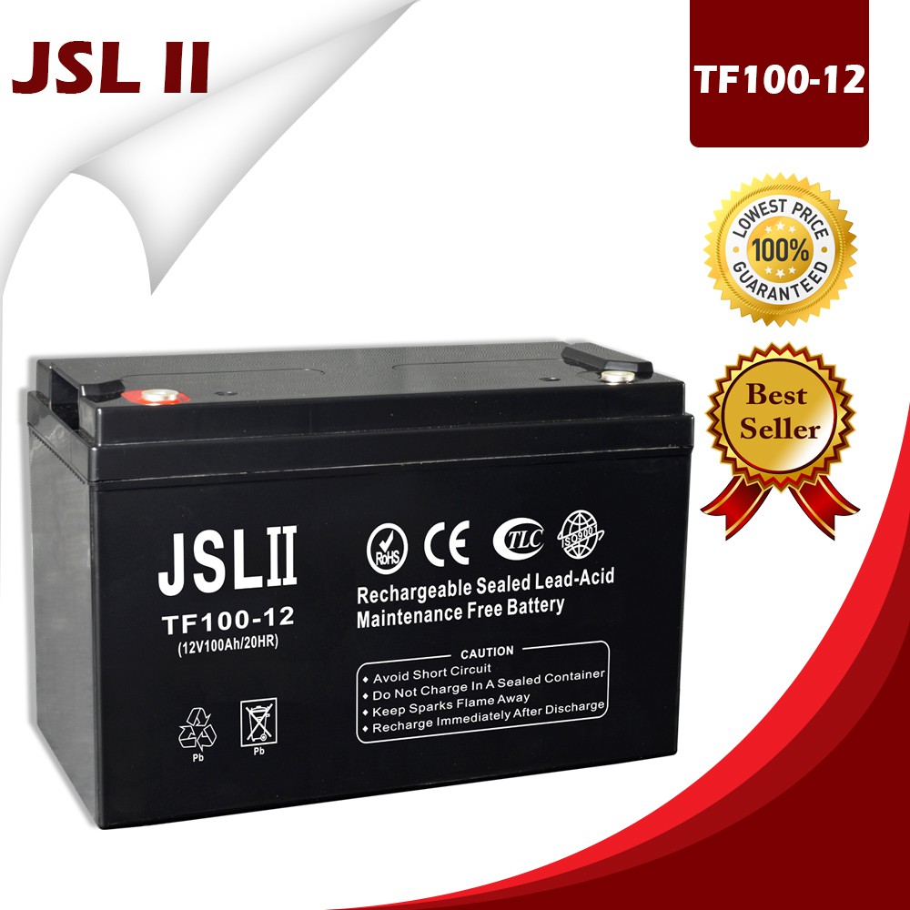 JSL II TF10012 12V100Ah LEAD ACID BATTERY Lazada PH