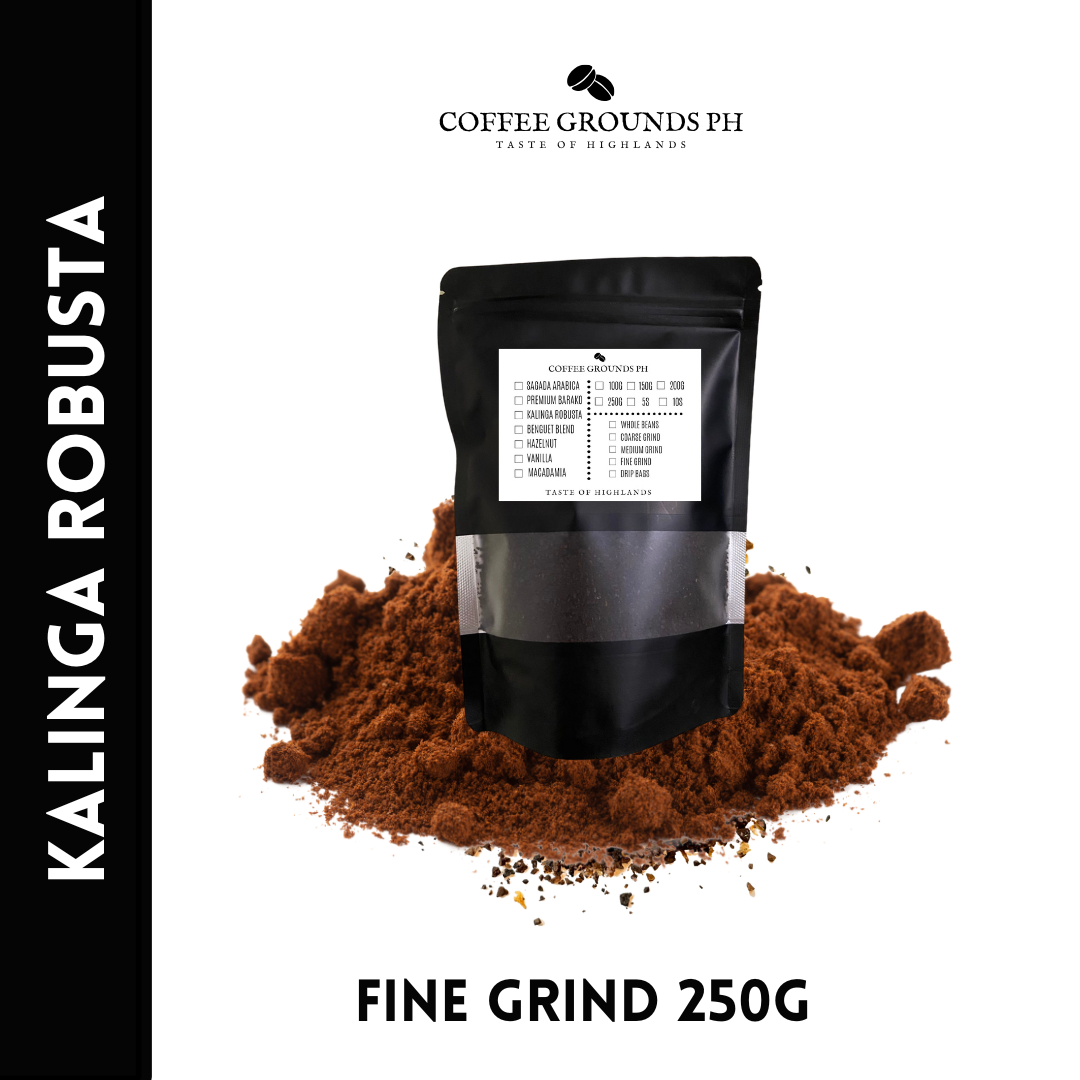 Kalinga Robusta Fine Ground Coffee 250g by Coffee Grounds PH Lazada PH