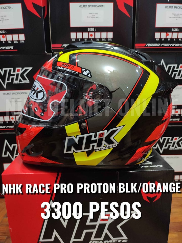 Nhk Race Pro Proton Matte Black Orange Lazada Ph