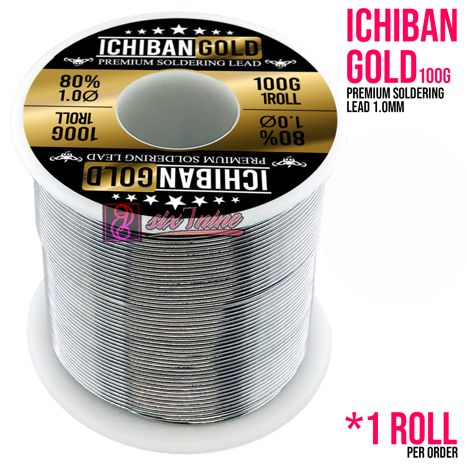 COD ICHIBAN GOLD 1.0MM Premium Soldering Lead Heavy Duty (30G/100G/200G/1KG)