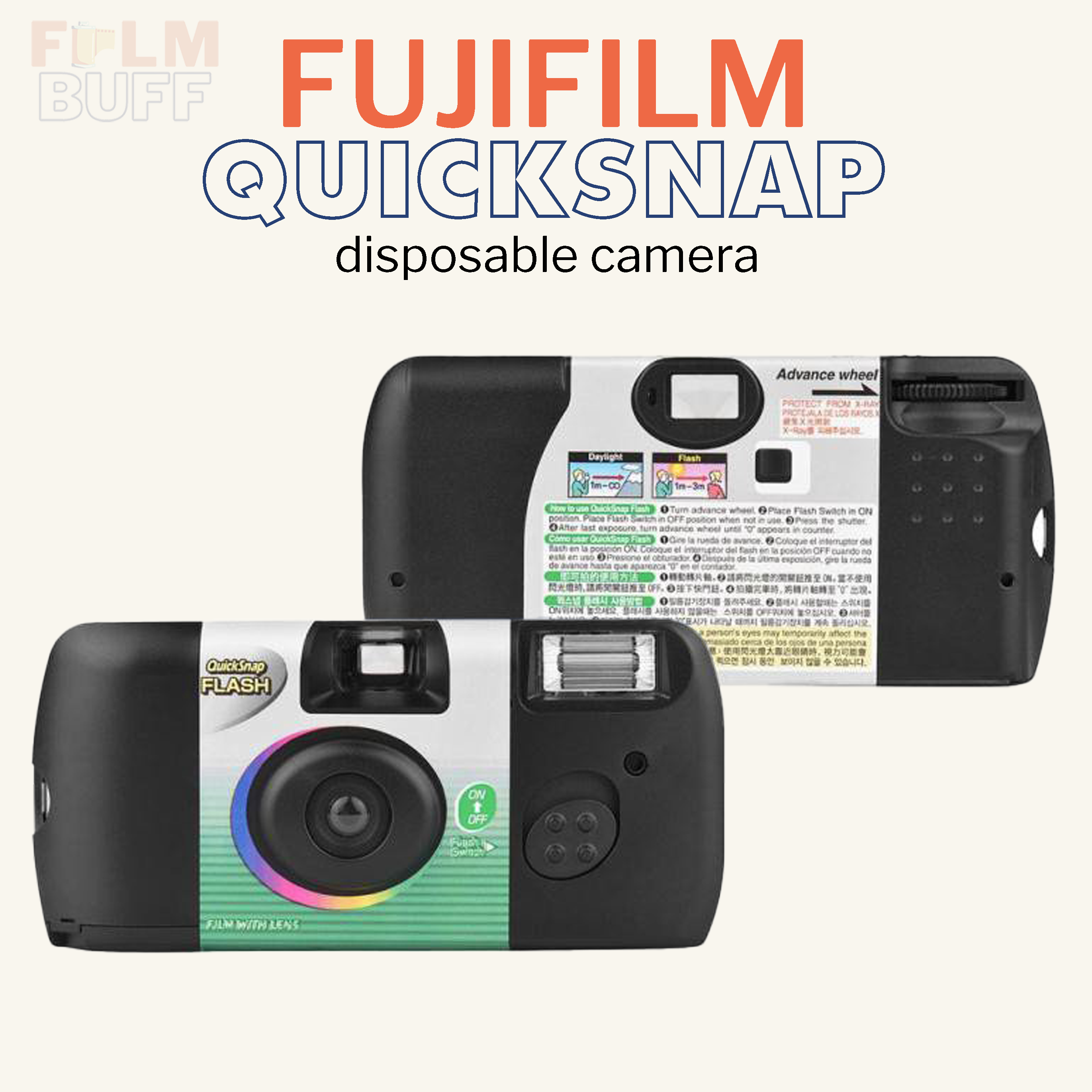 Fujifilm Quicksnap Flash Superia Xtra 400 Disposable Camera 05/2025 expiry 27exp Lazada PH