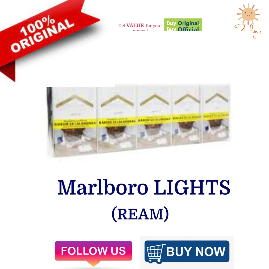 Marlboro Lights Ream (10 Packs, Fliptop) Lazada PH