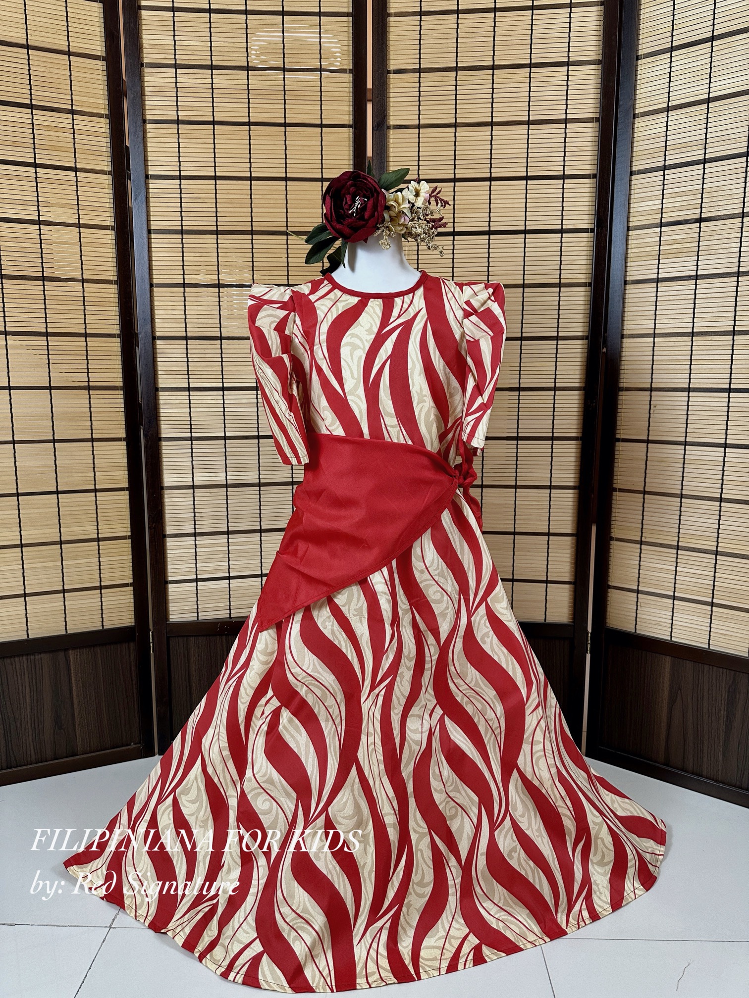 strapless open back dress Ruby Textured Floral Melina Maxi Dress