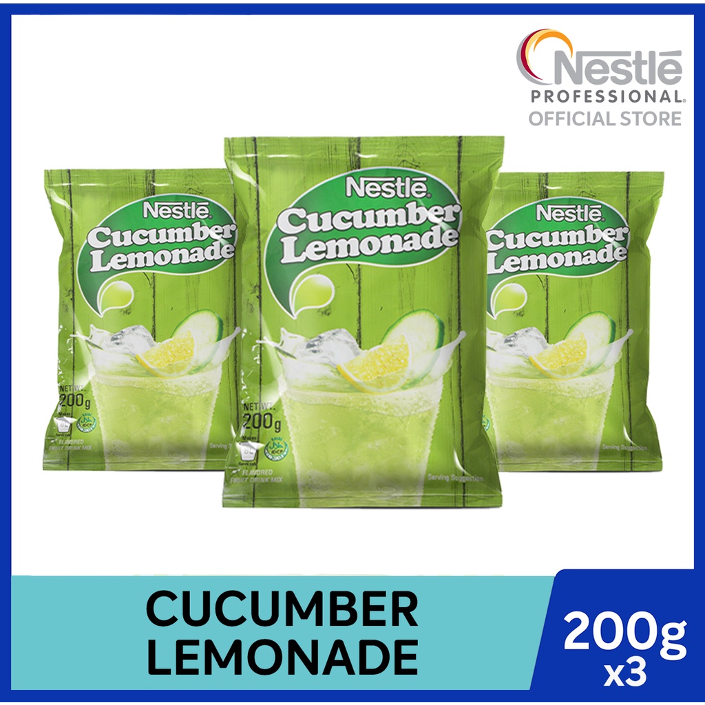 NestlÉ Cucumber Lemonade 200g Pack Of 3 Lazada Ph 2482