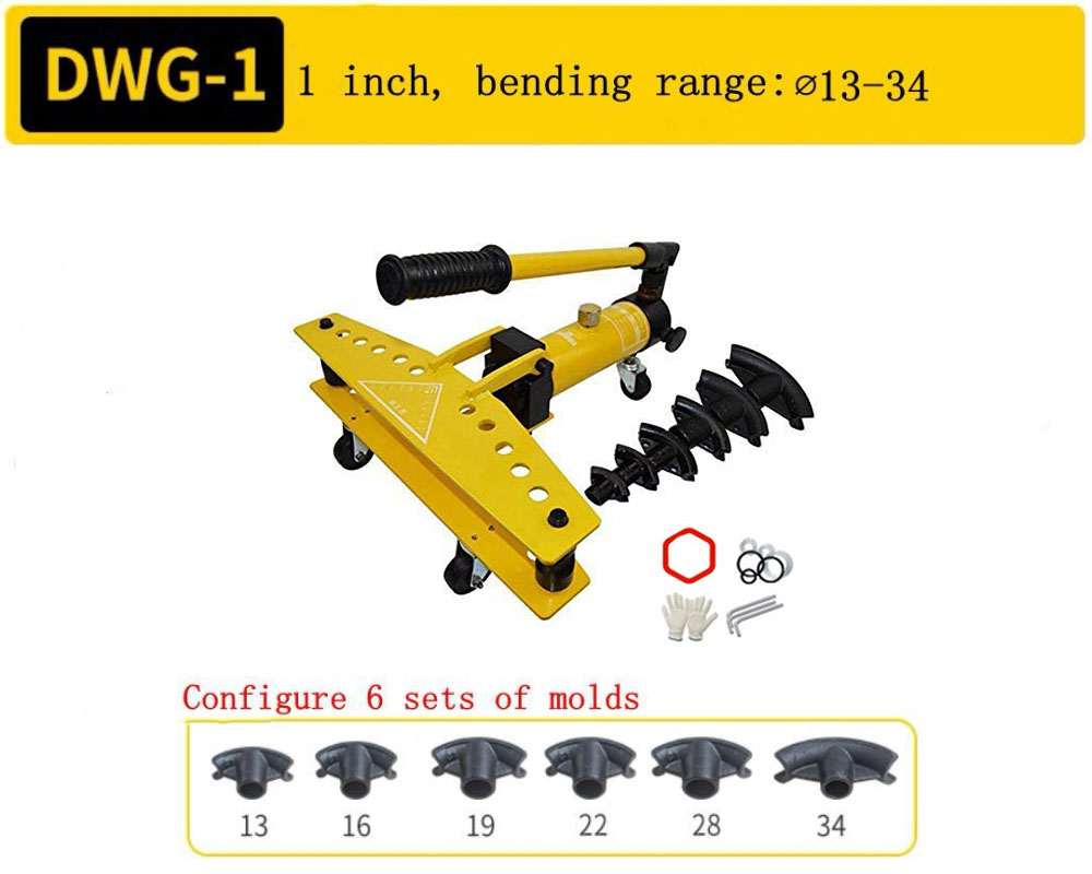 PHLITOP SWG1 Pipe Benders 10 ton Manual Hydraulic Pipe Bender upto