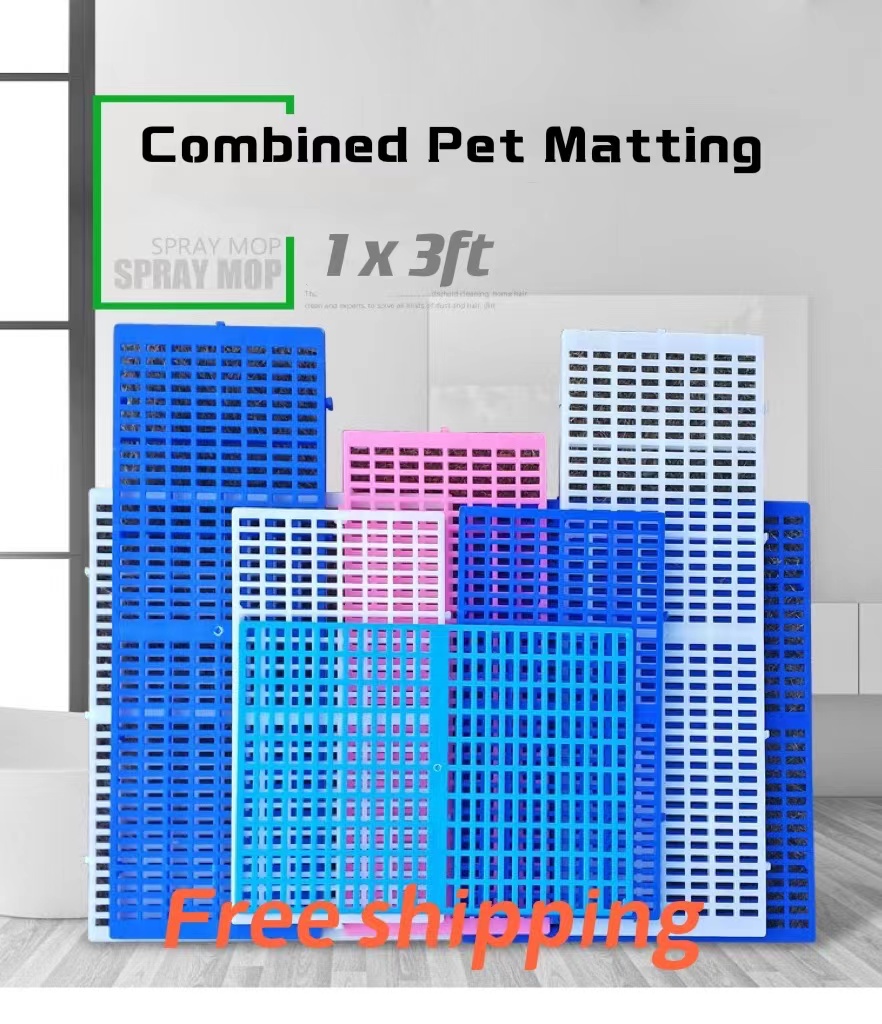 [Manila in stock] Plastic Dog Cage Matting 1 x 3ft Heavy Duty Cat Cage
