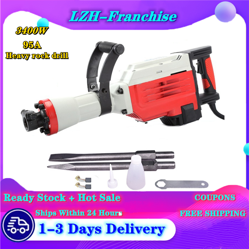 Blasting hammer, breaking gun, electric hammer drill, blasting jack hammer, electric pick