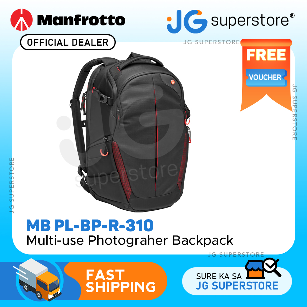 Manfrotto Pro Light RedBee-310 Backpack for DSLR Cameras, Lenses,  Accessories, etc. (Black) JG Superstore Lazada PH