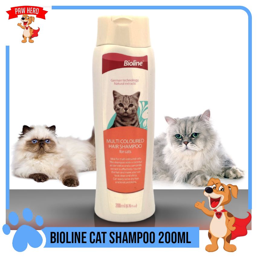 PAW HERO Bioline Kitten Shampoo / MultiColoured Cat Shampoo for