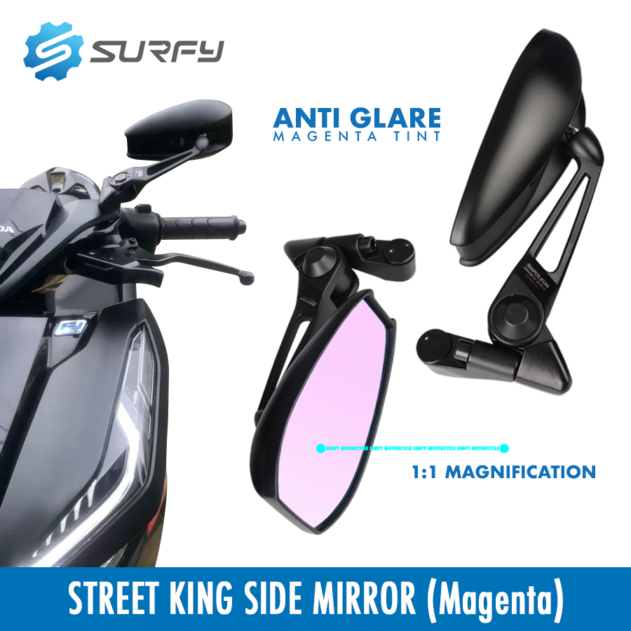 StreetKing Side Mirror v1 Purple Lens AntiFog AntiGlare Lazada PH