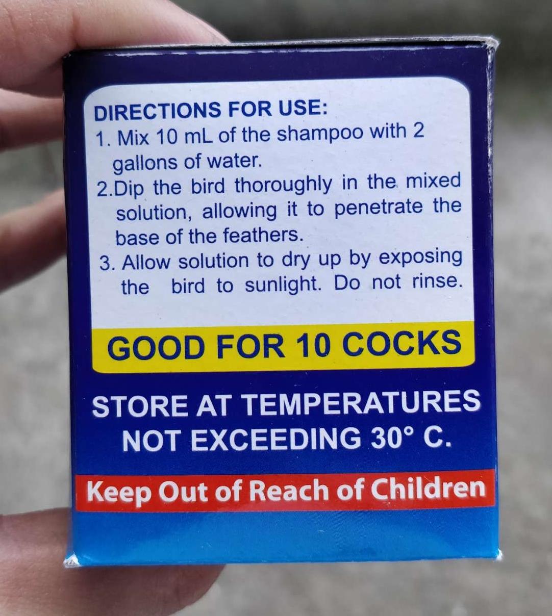 WASH OUT INTENSE SHAMPOO (24 SACHETS) review and price