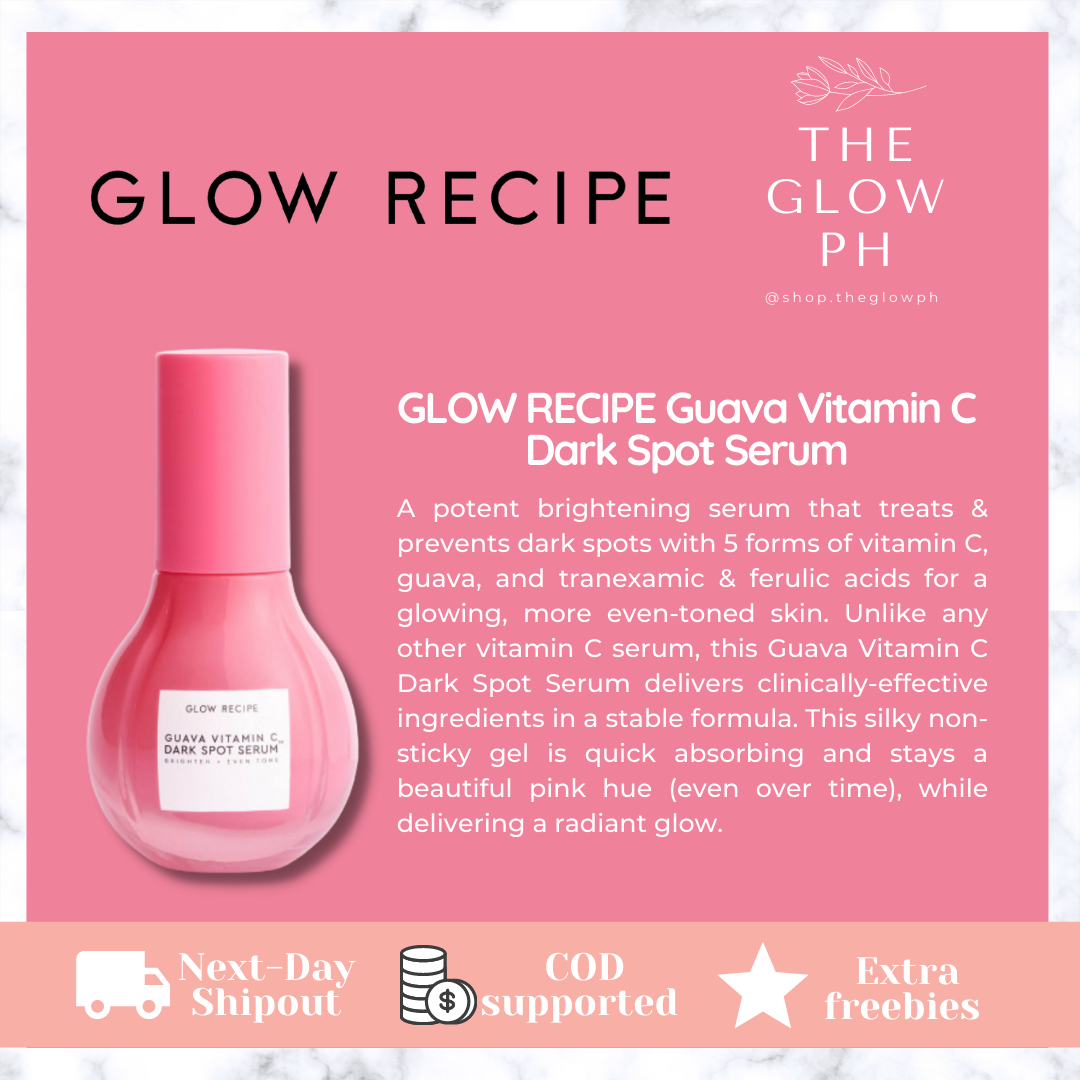 [AUTHENTIC] GLOW RECIPE Guava Vitamin C Dark Spot Serum 30ML Lazada PH