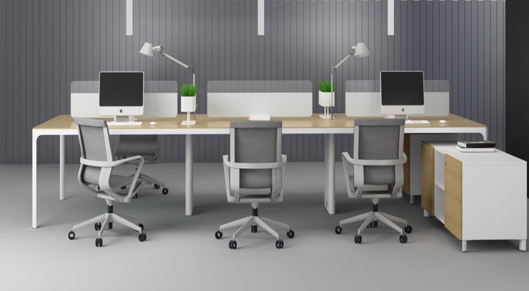 Office table with divider Meeting table Conference Table with Divider