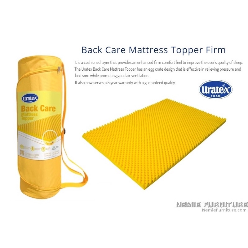54” Uratex Bio-aire Egg Mattress Back Care Pad Topper Anti Bed Sore ...