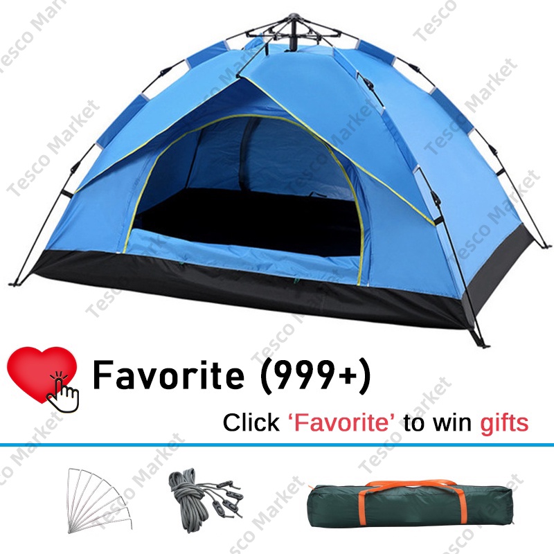 Tent Persons Pop Up Waterproof Automatic Tent Outdoor Foldable Dome Camping Tents Lazada PH