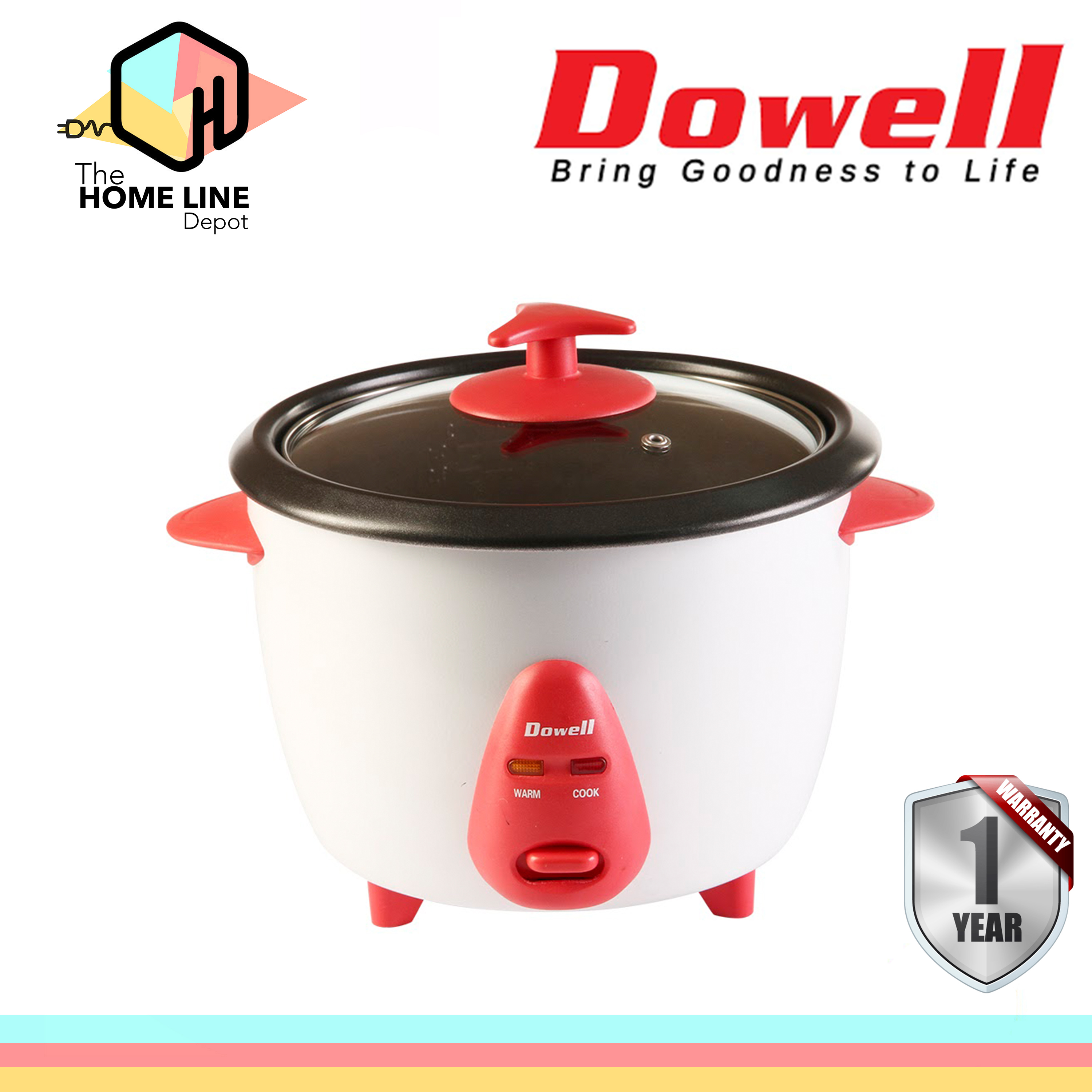 Dowell Rice Cooker 1L 5cups RC50 Lazada PH