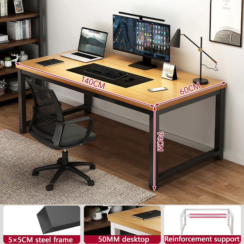FINNA computer desk 80CM/100CM/120CM/140CM Home Office Desks Desktop