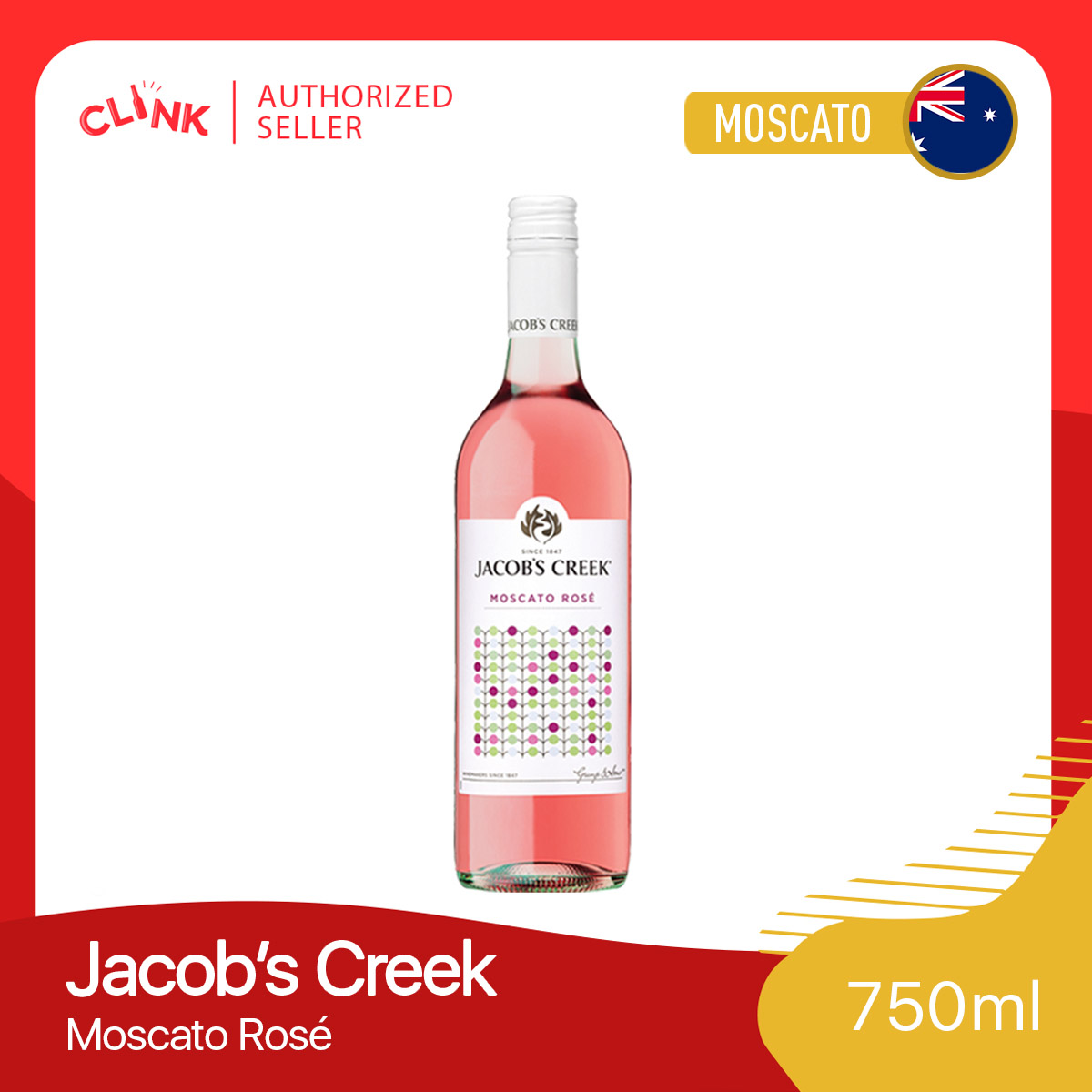 Jacob's Creek Moscato Rose White Wine 750ml Lazada PH