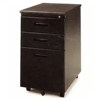 Mobile Pedestal Cabinet With High Strength Railings And 3 Lockable