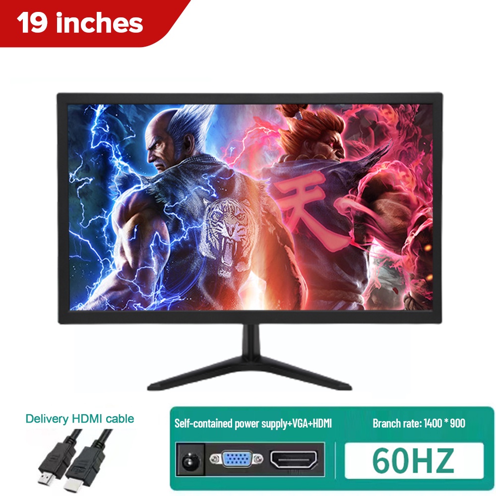 Monitor Computer 19/20/22/24 Inch Monitor 75HZ Monitor Hdmi Monitor Led