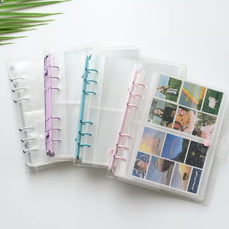 lomo card binder KEFEIKJ Cute Trading Photocard Binder, STAY Photo Album Cartoon Holder Book Storage 400 Cards with Sleeves for Cards Gift  ENHYPEN Exclusive Edition Lomo