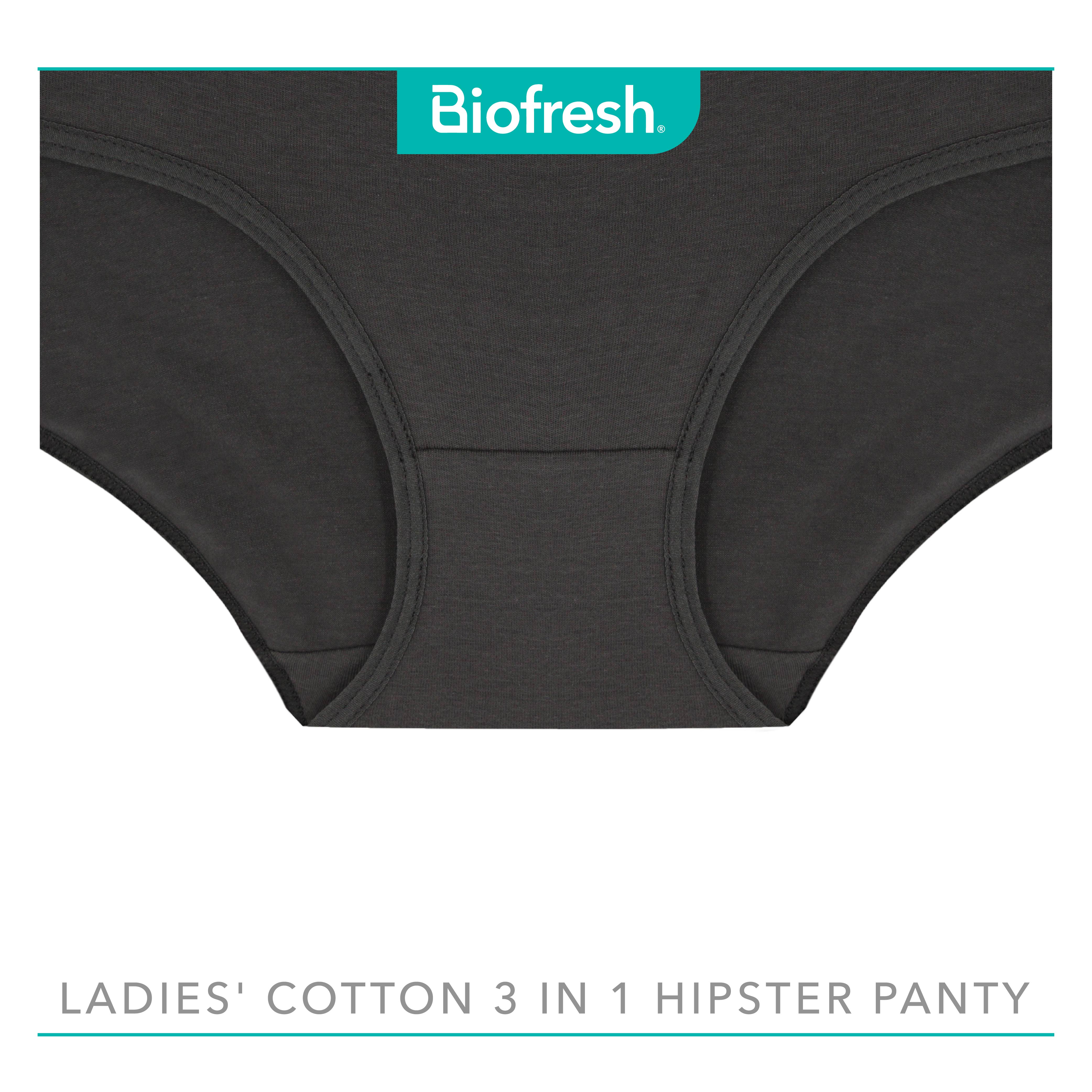 Biofresh Ladies' Antimicrobial Modal Cotton Full Panty 3 pieces in
