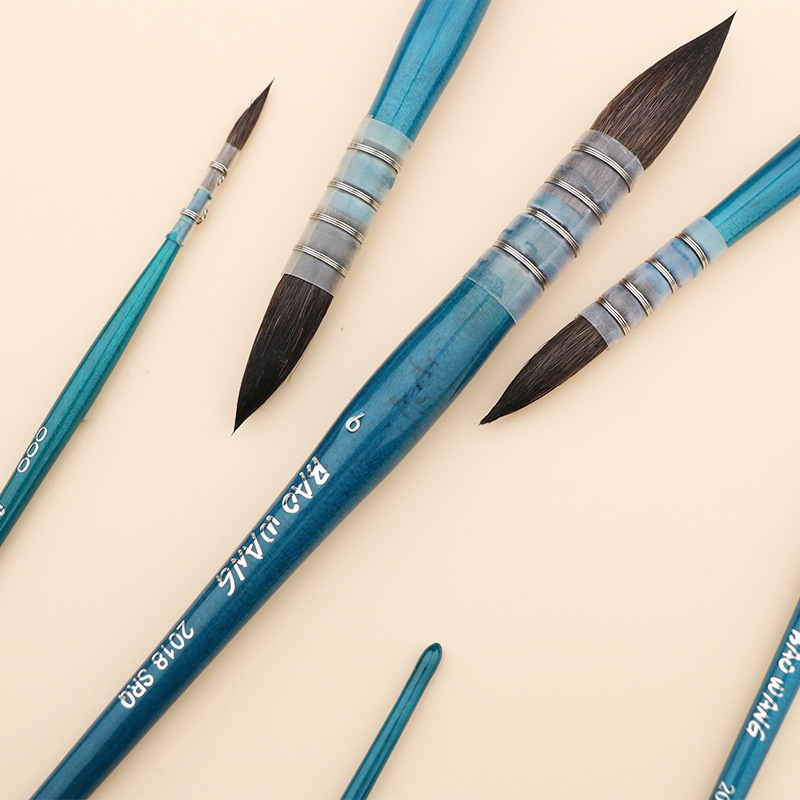 Professional Mop Watercolor Brushes Squirrel Hair Horse Hair Synthetic