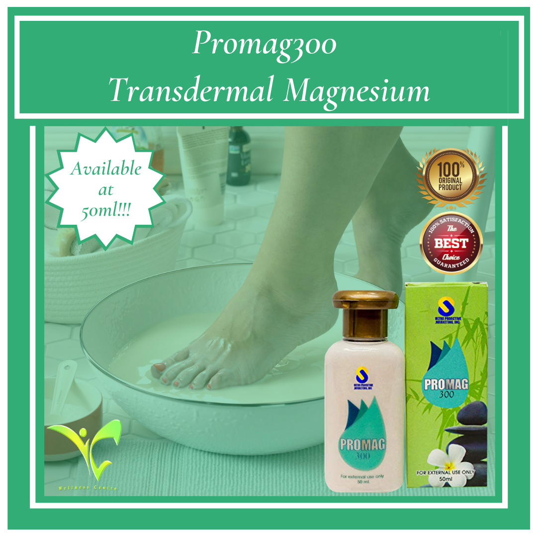 Promag300 Transdermal Magnesium 50ml, External Scrub Nano Technology, Magnesium Supplement