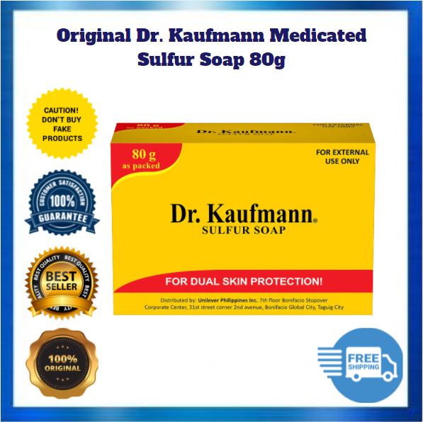 Original Dr. Kaufmann Medicated Sulfur Soap 80g | Lazada PH