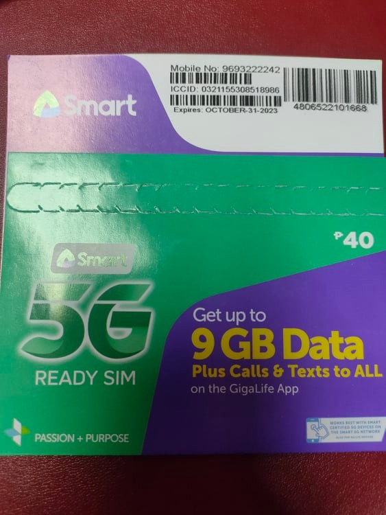 Smart Sim Card 5G VANITY SIM Lazada PH