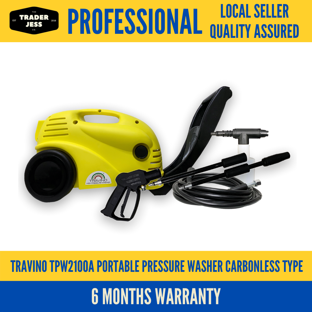 Travino Portable Pressure Washer (Yellow) TPW2100A P Brushless