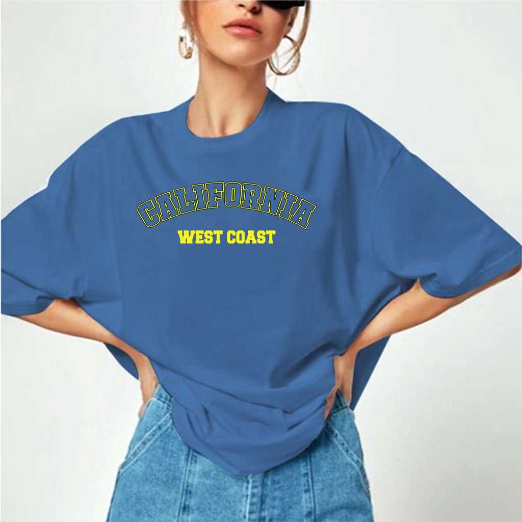 OGGC L.A. Girl Shirt West Coast Tee Cali Women's Los Angeles Top Shirt S / Berry