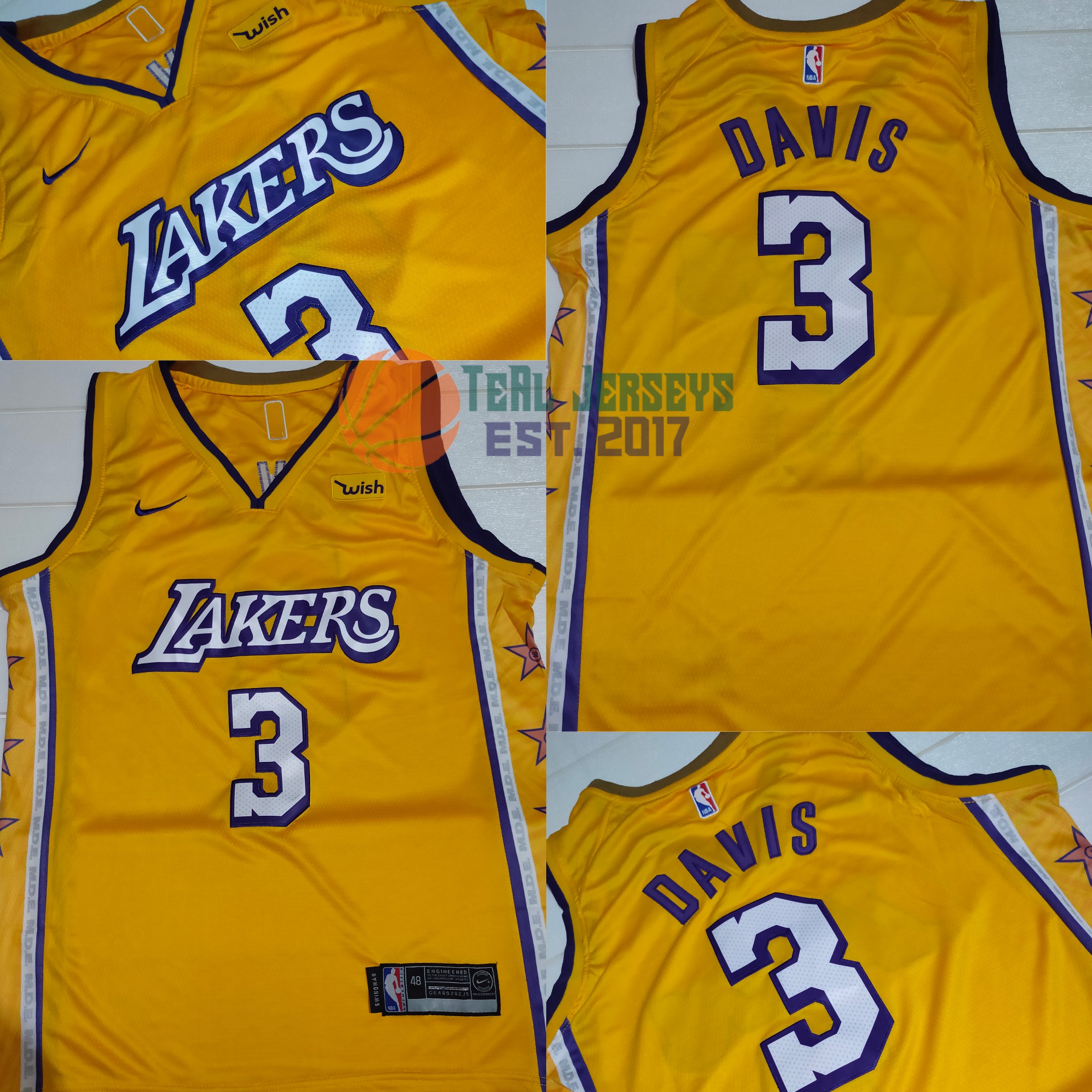 Anthony Davis Los Angeles Lakers City Edition 2020 Nba Jersey Lazada Ph