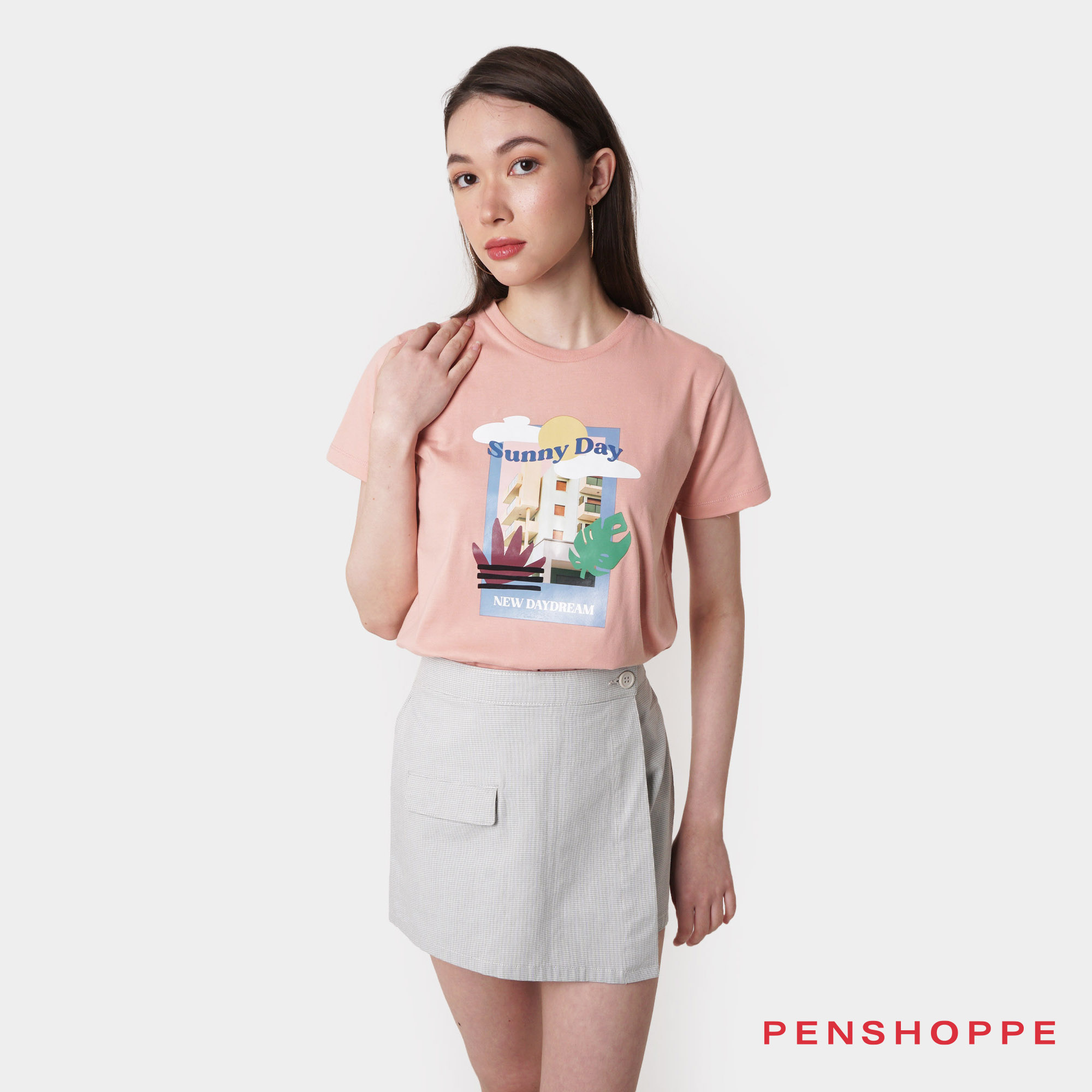 T-Shirt For Women (Blush) | Lazada PH