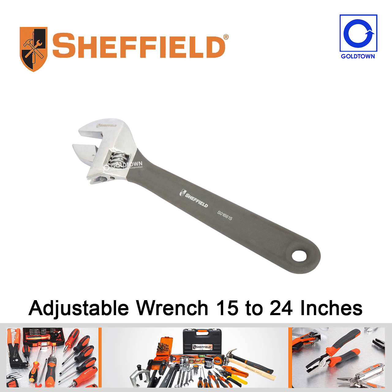 Sheffield Adjustable Wrench 15 to 24 Inches Sold per Piece Lazada PH