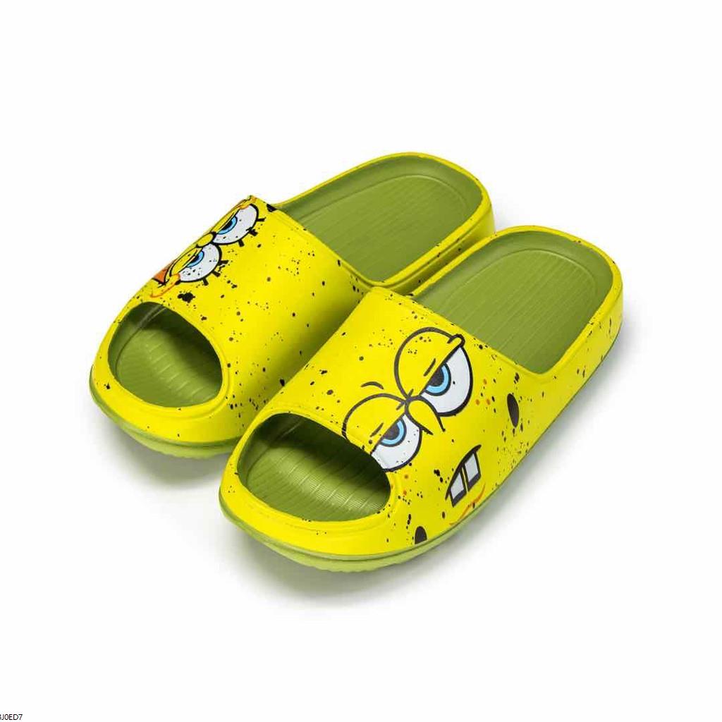 spongebob yeezy slides