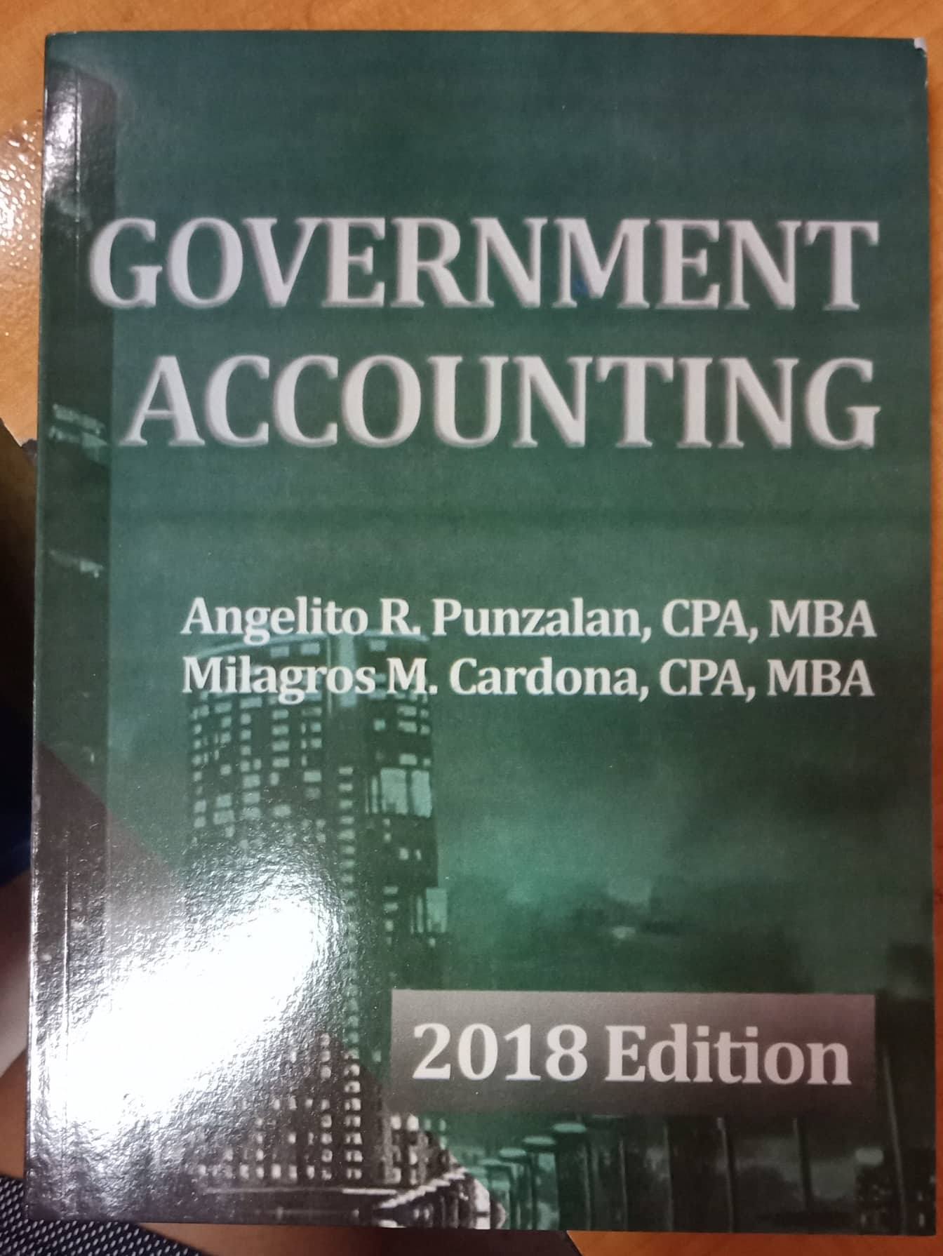 Government Accounting 2018 Edition by Angelito Punzalan & Milagros