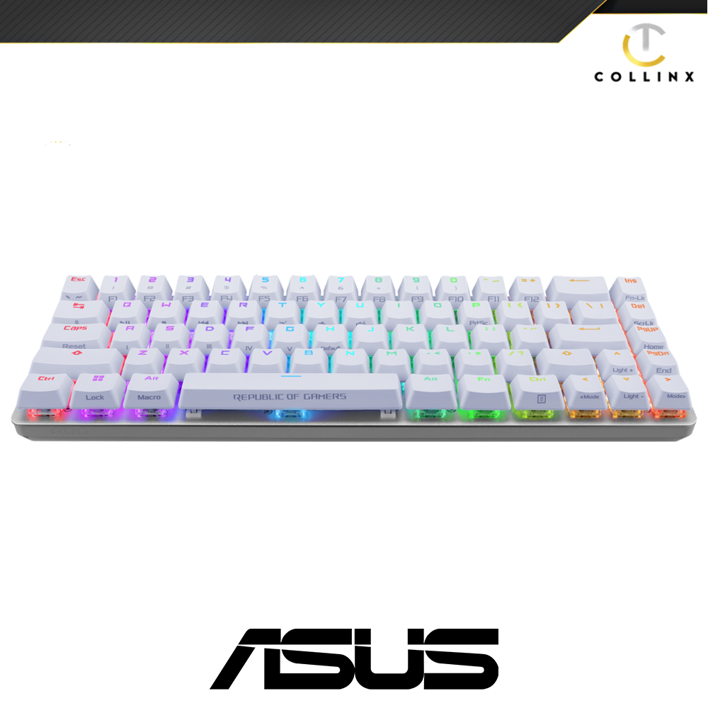 ASUS KB FALCHION ACE WHT NX BLUE Compact Design ROG NX Mechanical