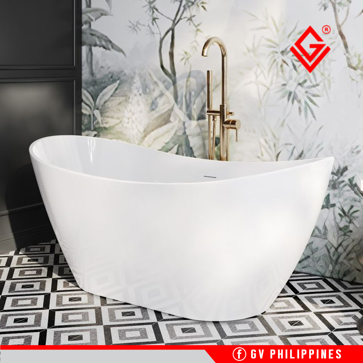 GV FS1780 FREESTANDING BATHTUB | Lazada PH