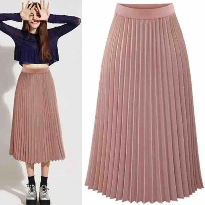 Plain Pleated Skirt | Lazada PH