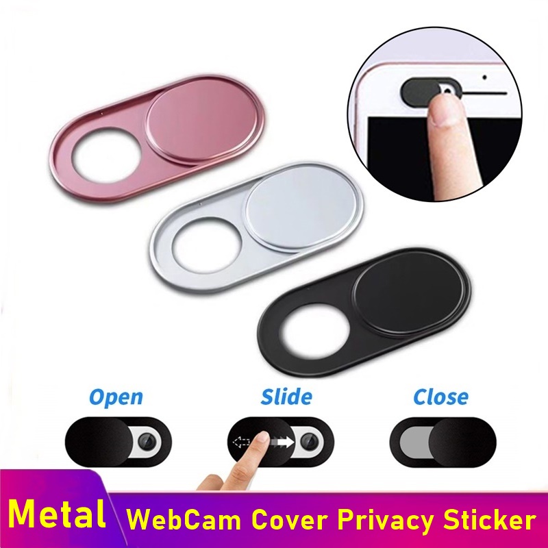S1 Plastic Webcam Cover Ultra-Thin Privacy Protector Camera Shutter Covering Sticker for Smartphone Tablet Laptop Desktop