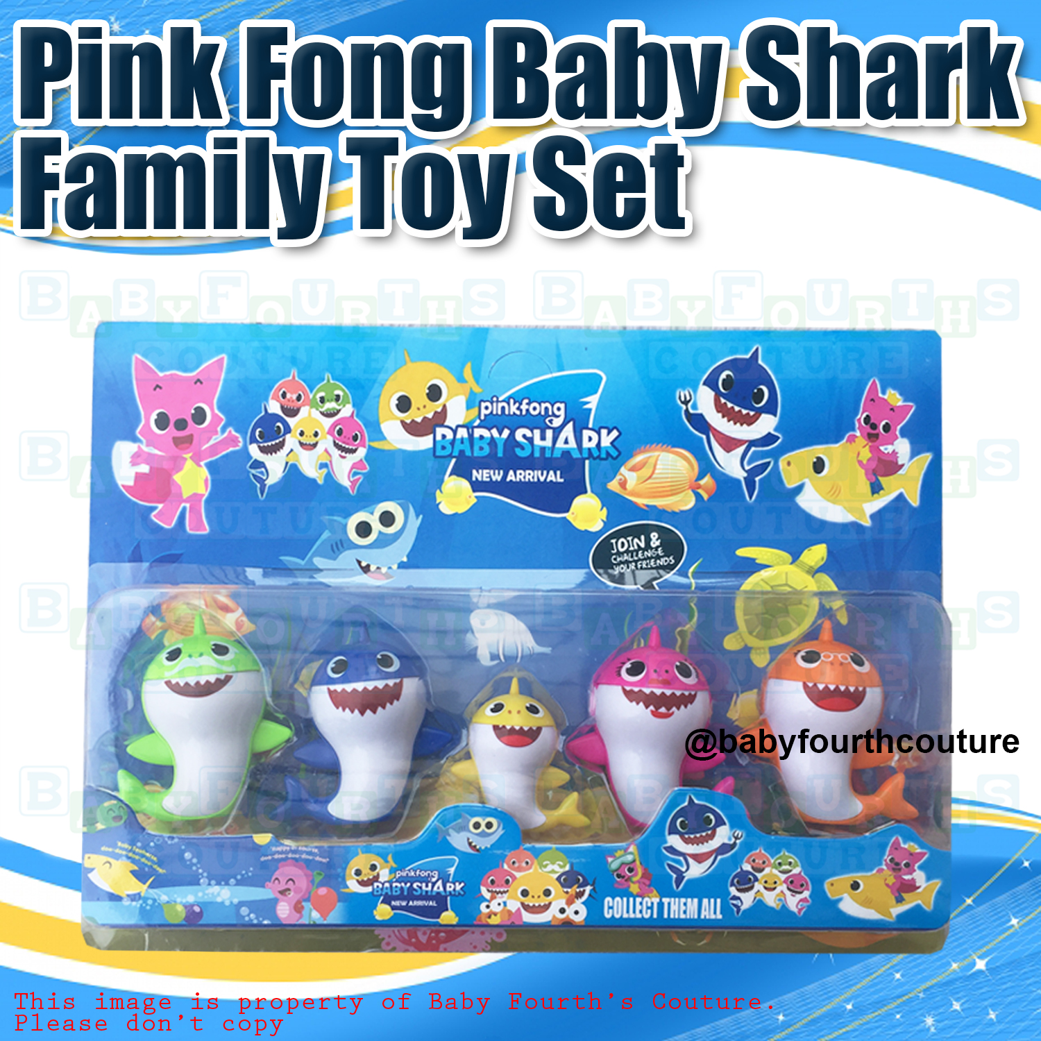 Baby shark sale toy set