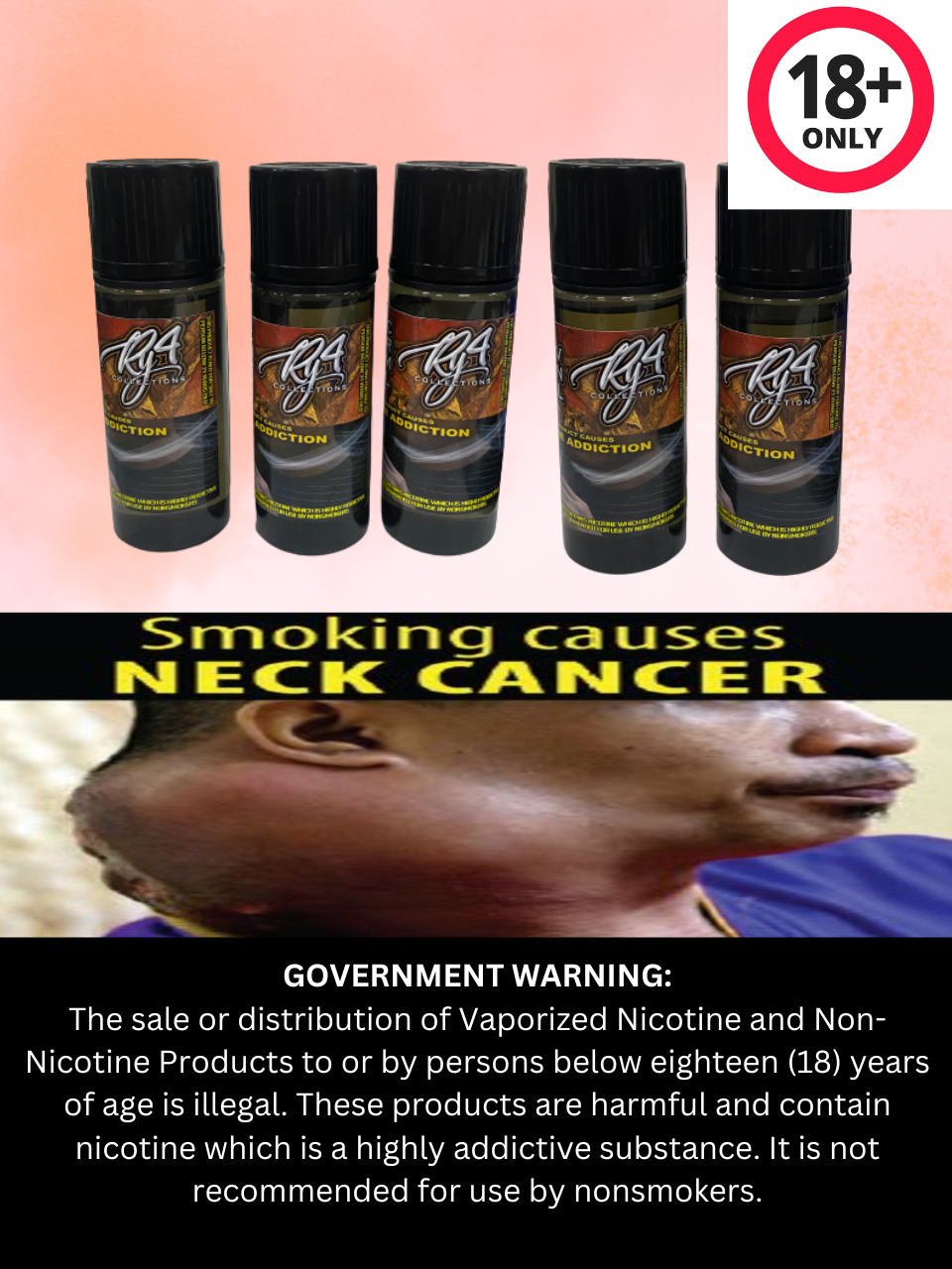 RY4 Collections 100ml Juice 3mg Liquid Low Strength High VG Legit