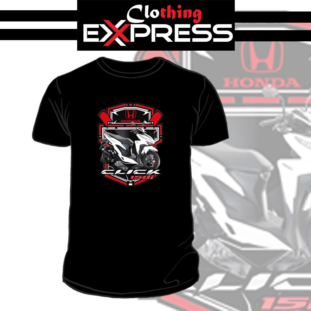 Honda Click 150i Custom Clothing Express Shirt Unisex Cotton T-Shirt |  Lazada PH
