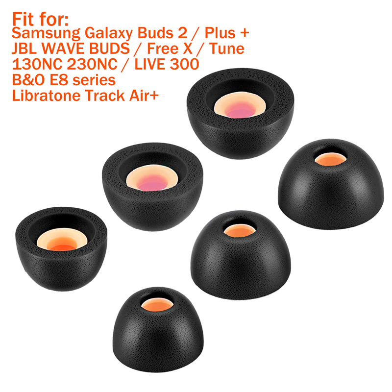 Ultra Memory Foam Eartips for Samsung Galaxy Buds 2 / Galaxy Buds 2 Pro