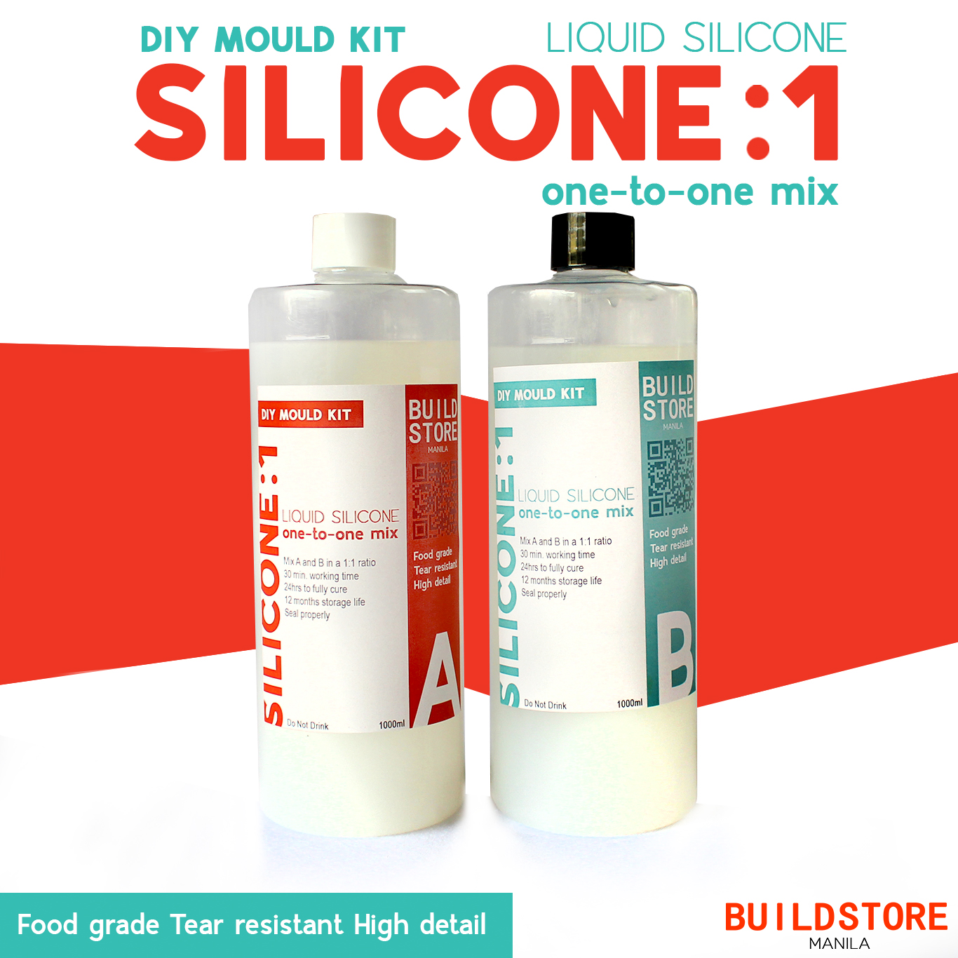 DIY Mold Kit Liquid Silicon Mold Maker Silicon Mix 11 Food Grade