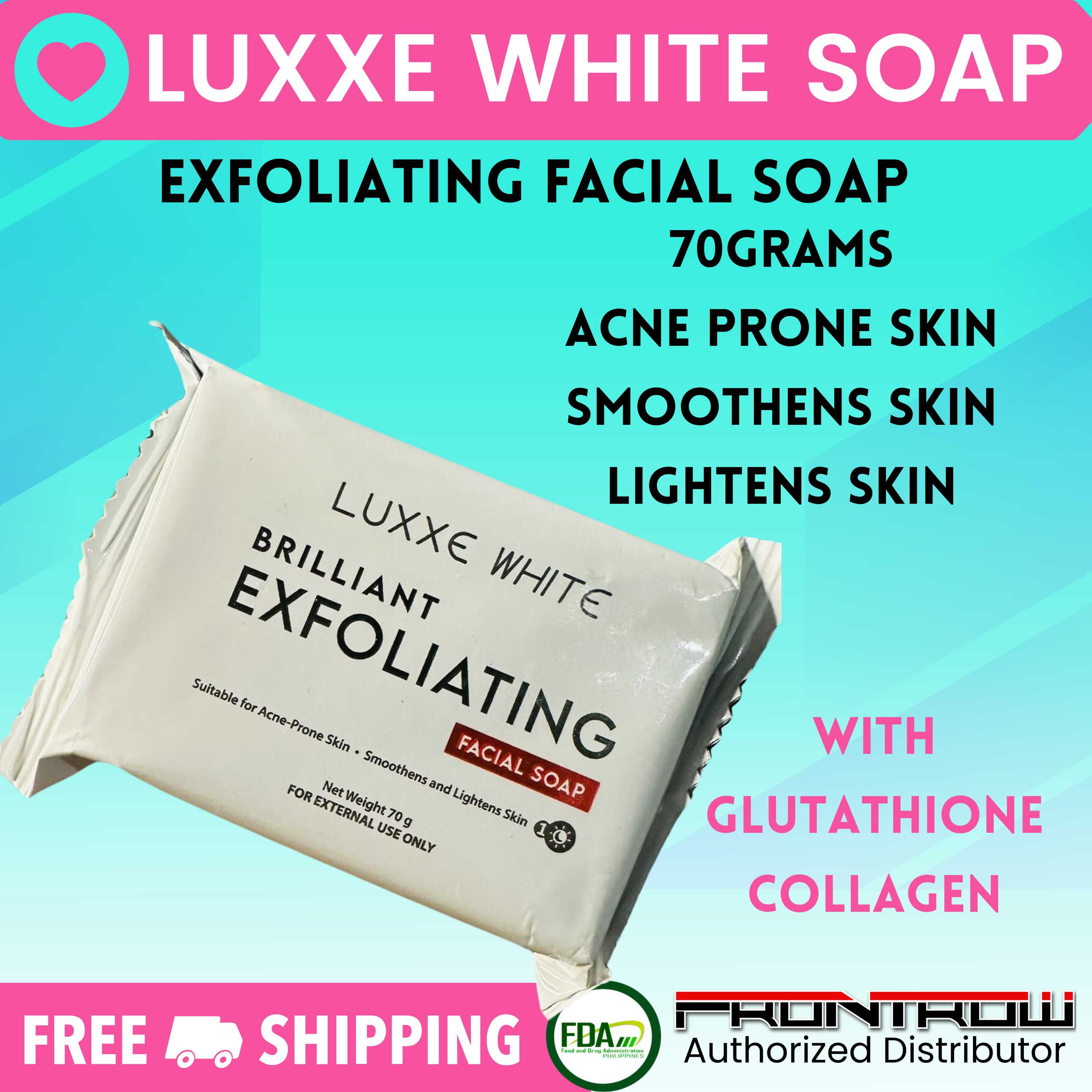 luxxe glutathione soap review White Brilliant Exfoliating Set Yung soaps na hanggang ngayon