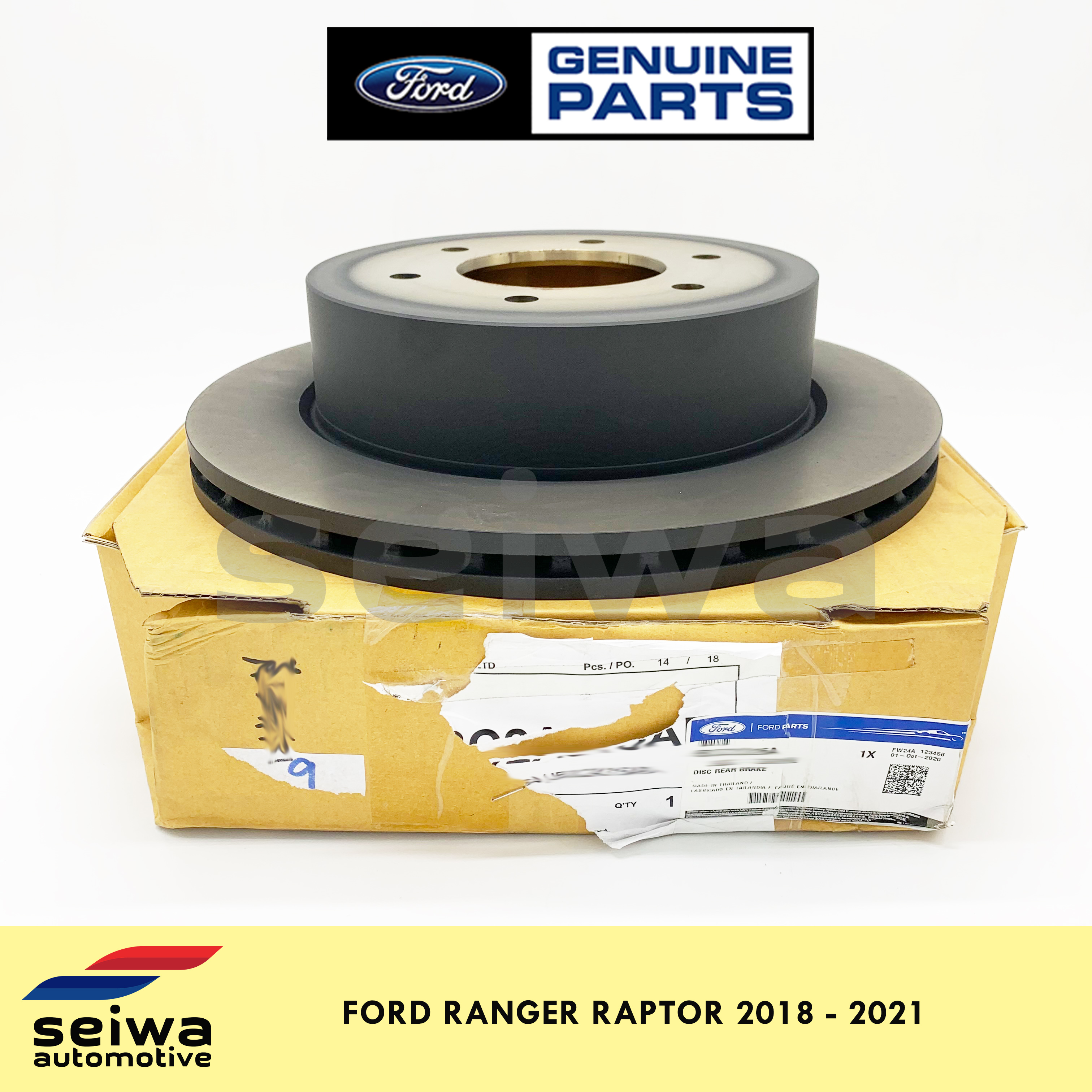 [2018 - 2021] Ford Ranger Raptor Rotor Disc Rear - Genuine Ford Auto ...