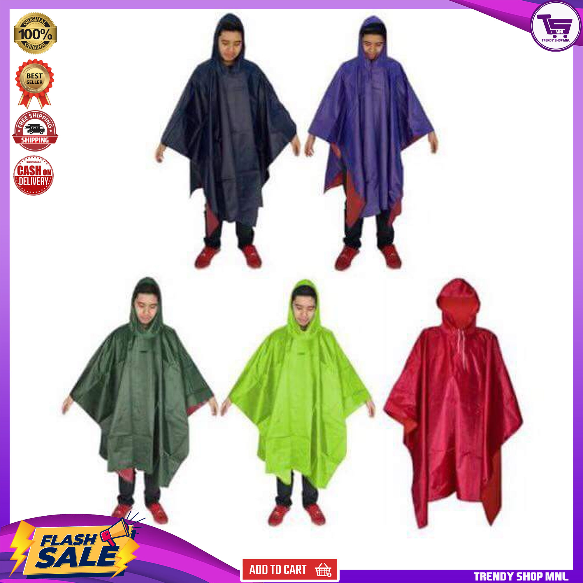 Latest Motorcycle Waterproof Breathable Rain Coat Easy To Wear & Carry